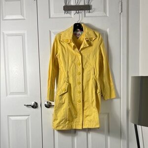 Tommy Hilfiger Sunny Yellow Trench Coat